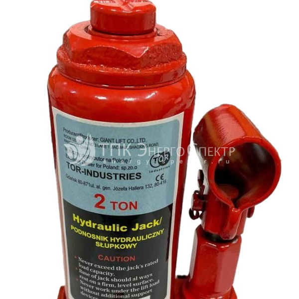 Домкрат гидравлический TOR ДГ-CT г/п 2,0 т (ST0203)