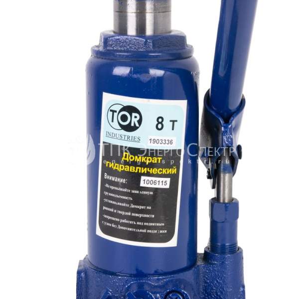 Домкрат гидравлический TOR ДГ-8 г/п 8,0 т (в пластиковом кейсе)
